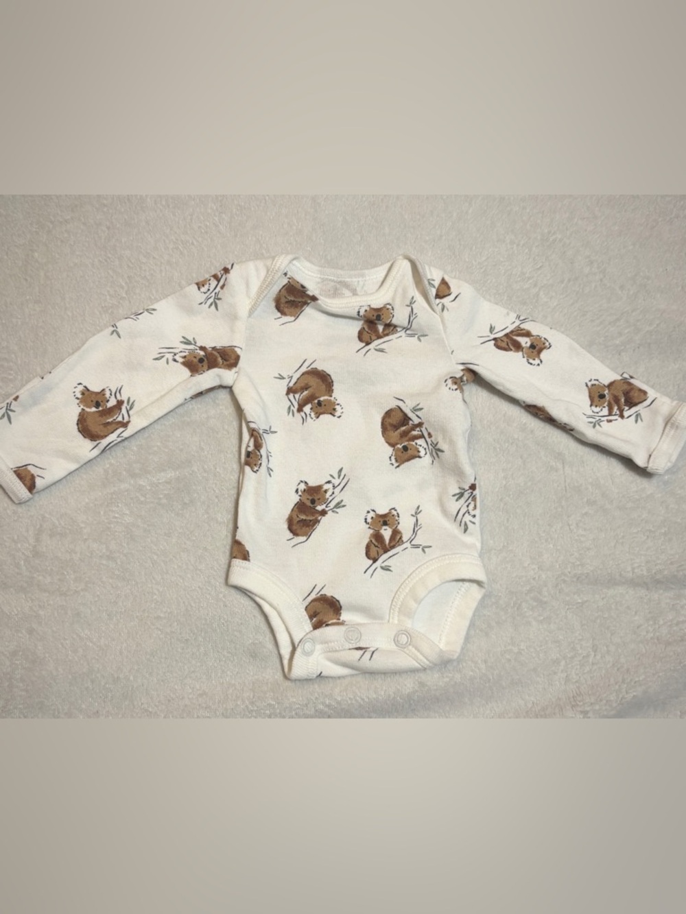 8pc Preemie Baby Onesie Bundle Carter’s Gerber Neutral Boy Girl Lot - Picture 4 of 5